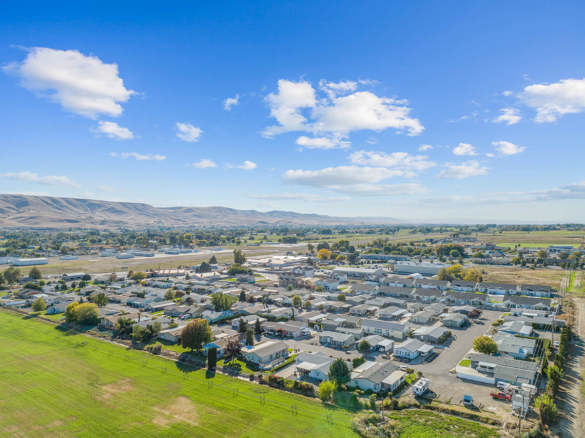 Photo of aerial view of Wine Country Villa manufactured home community